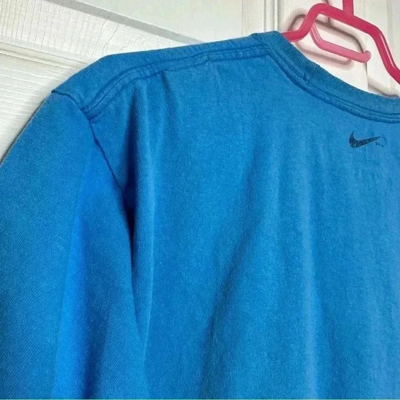 Nike Vintage T-shirt  Blue/White/Yellow Swoosh Size Medium - Picture 13 of 16